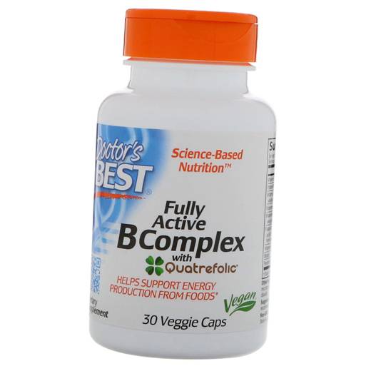 

Doctor's Best Fully Active B Complex 30вегкапс (36327039)
