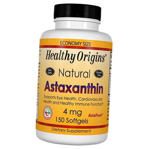 

Astaxanthin 4 Healthy Origins 150гелкапс (70354013)