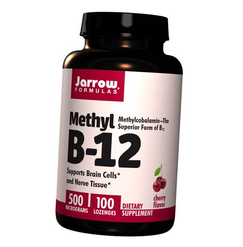 

Метил В12, Methyl B-12 500, Jarrow Formulas 100леденцов Вишня (36345010)