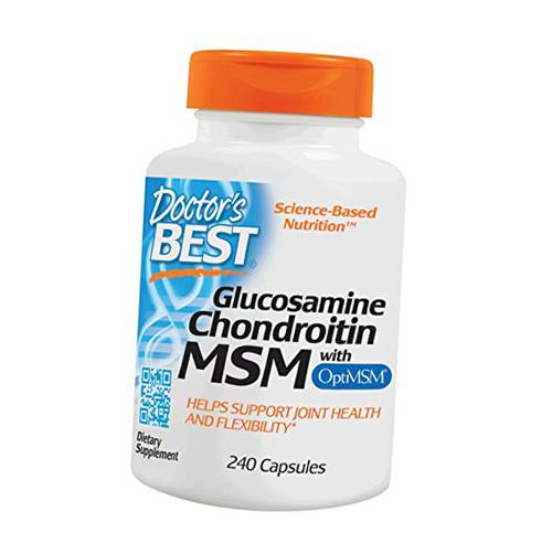 

Глюкозамин Хондроитин МСМ, Glucosamine Chondroitin with OptiMSM, Doctor's Best 240капс (03327001)