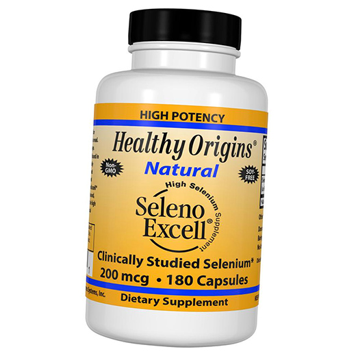 

Селен, Seleno Excell 200 Caps, Healthy Origins 180капс (36354016)