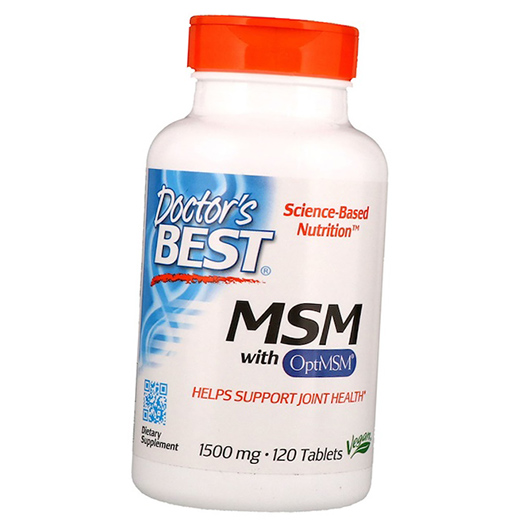 

Метилсульфонилметан, MSM 1500, Doctor's Best 120таб (03327003)
