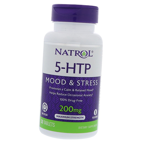 

Гидрокситриптофан, 5-HTP 200, Natrol 30таб (72358017)