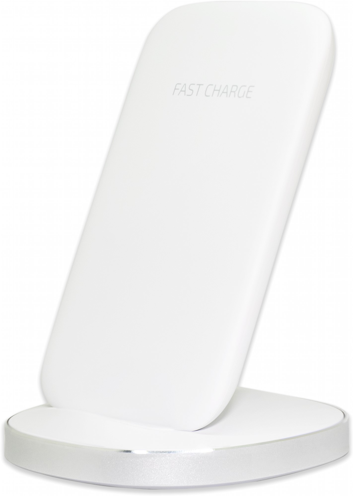 Беспроводное зарядное устройство подставка для телефона Qitech Wireless Stand с технологией QI Белая (QT-Stand2wh)