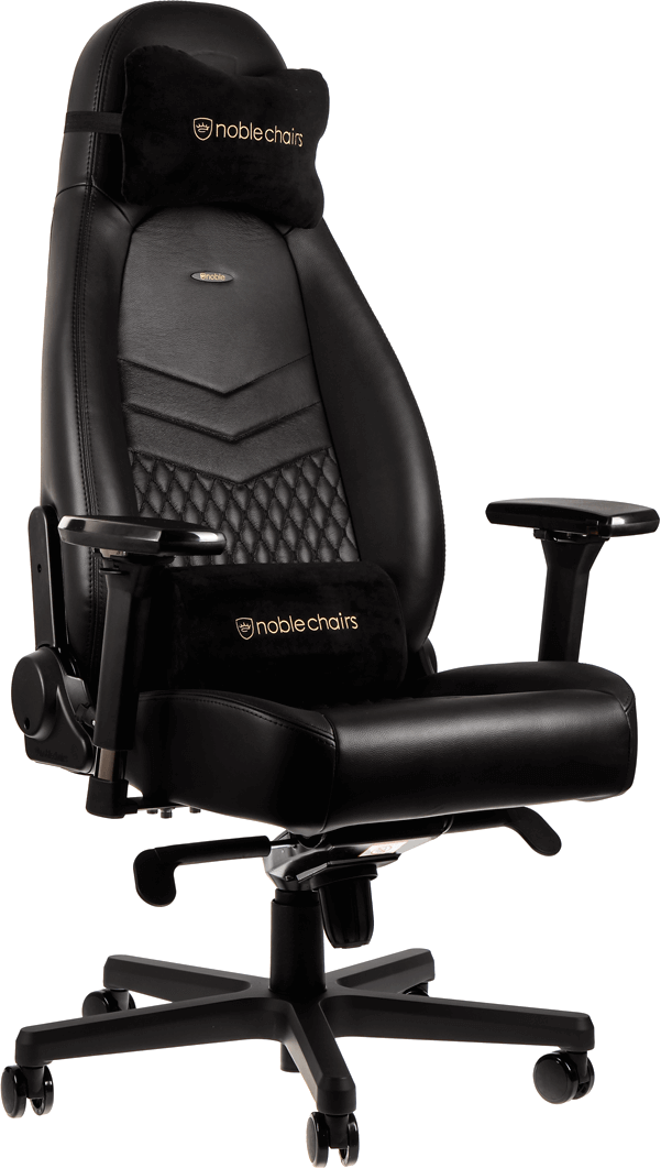 

Кресло геймерское NOBLECHAIRS Icon Real Leather Black (NBL-ICN-RL-BLA)