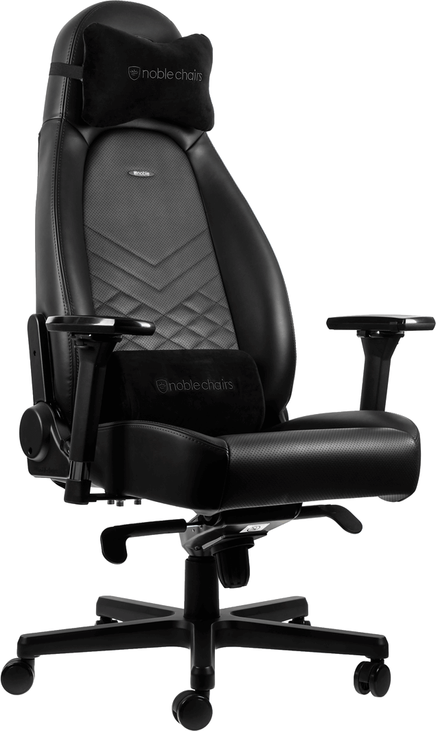 

Кресло геймерское NOBLECHAIRS Icon Black (NBL-ICN-PU-BLA)