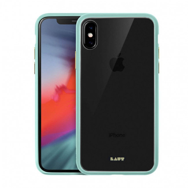 

Чехол LAUT Accents Mint (LAUT_iP18-S_AC_MT) for iPhone X/iPhone Xs зеленый