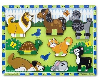 

Пазл Melissa&doug Формовой пазл Домашние любимцы) (MD3724)