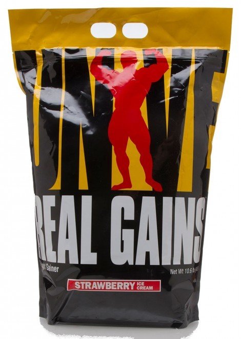 

Гейнер Universal Nutrition Real Gains 4800 g /31 servings/ Strawberry Ice Cream 4800 г