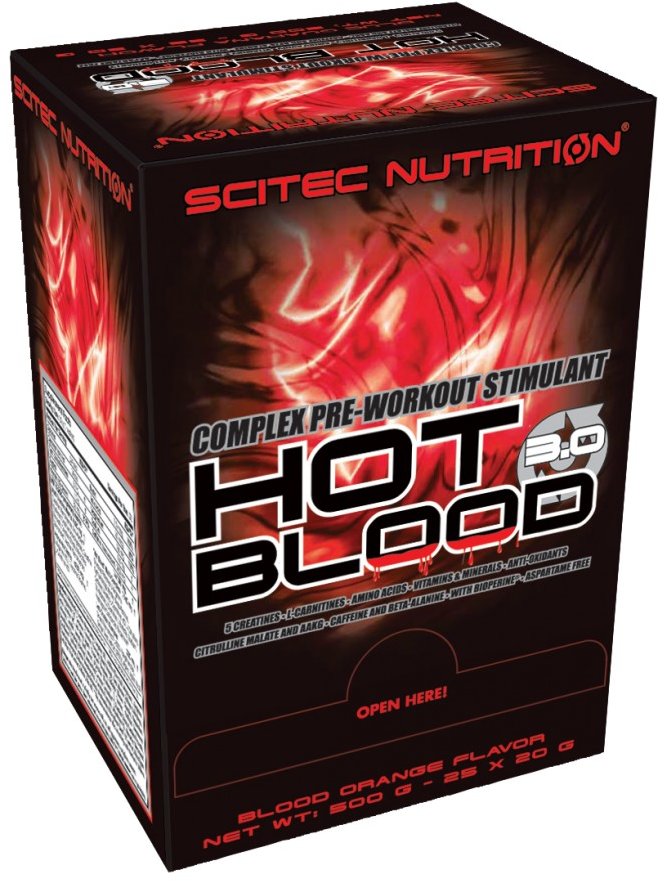 

Предтренировочный комплекс Scitec Nutrition Blood 3.0 25x20 g Guarana 25x20 g