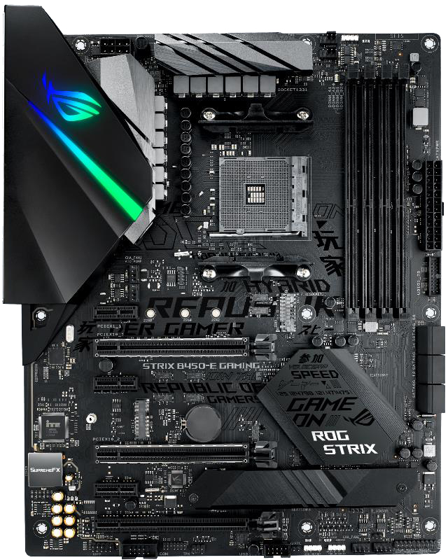 

Материнская плата Asus ROG Strix B450-E Gaming (sAM4, AMD B450, PCI-Ex16)