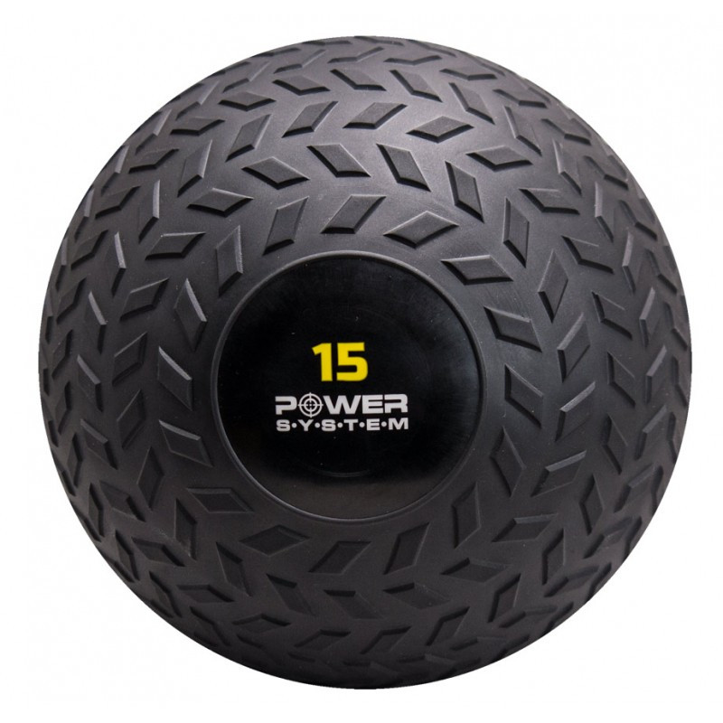 

Мяч SlamBall для кросфита и фитнеса Power System PS-4117 15кг рифленый