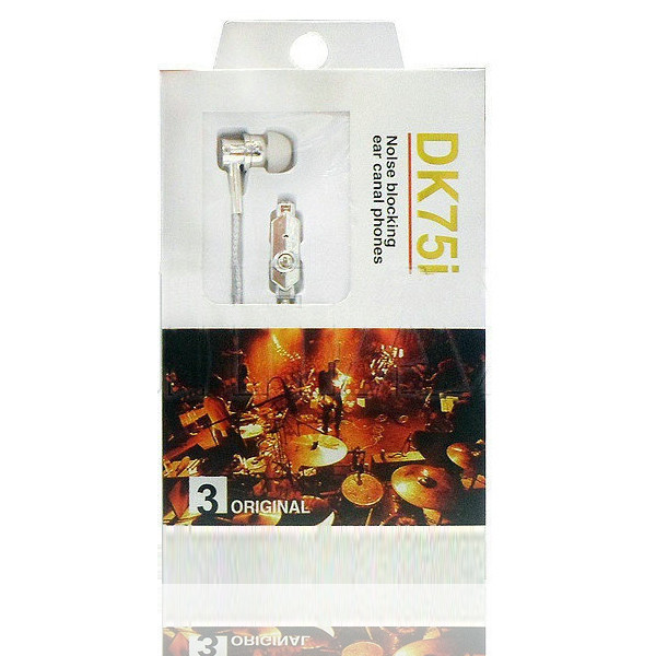 

Вакуумные наушники DK75i Silver (au054)