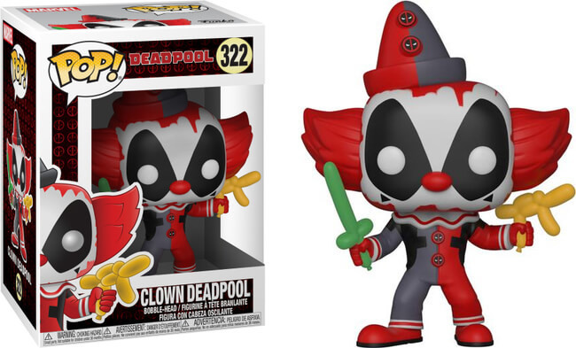 

Фигурка Funko Pop Фанко Поп Clown Deadpool Клоун Дедпул 10 см DP322