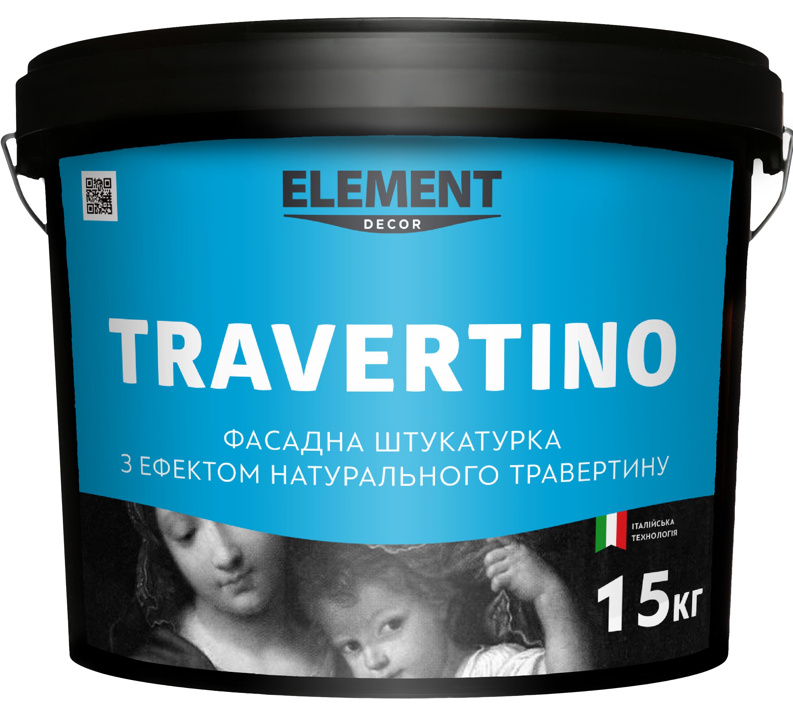 

Фасадная декоративная штукатурка TRAVERTINO "ELEMENT DECOR" 15 кг