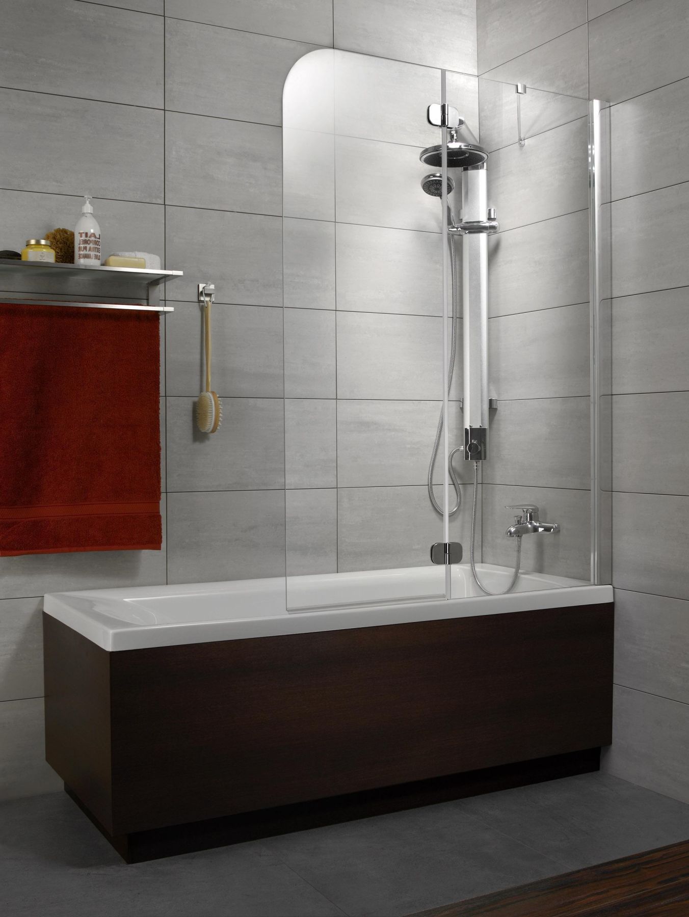 

Шторка для ванны RADAWAY Torrenta PND 100 201202-105NR правая