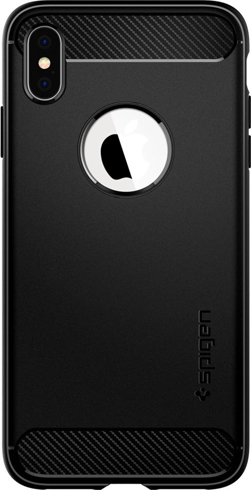 

Панель Spigen Rugged Armor для Apple iPhone Xs Max Matte Black