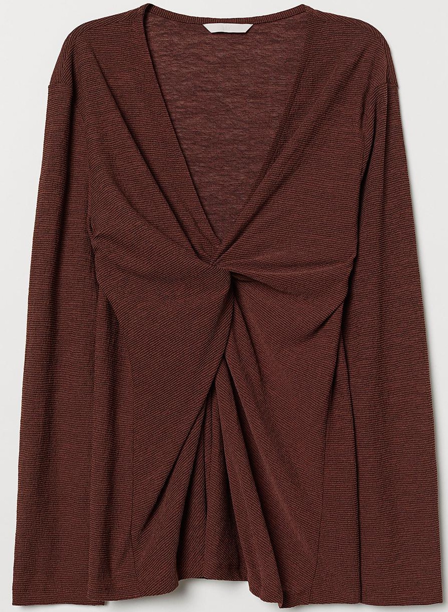 

Лонгслив H&M 692102004a22 34 Коричневый