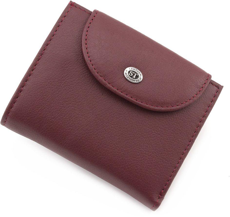 

Женский кожаный кошелек ST Leather ST410-Date RED