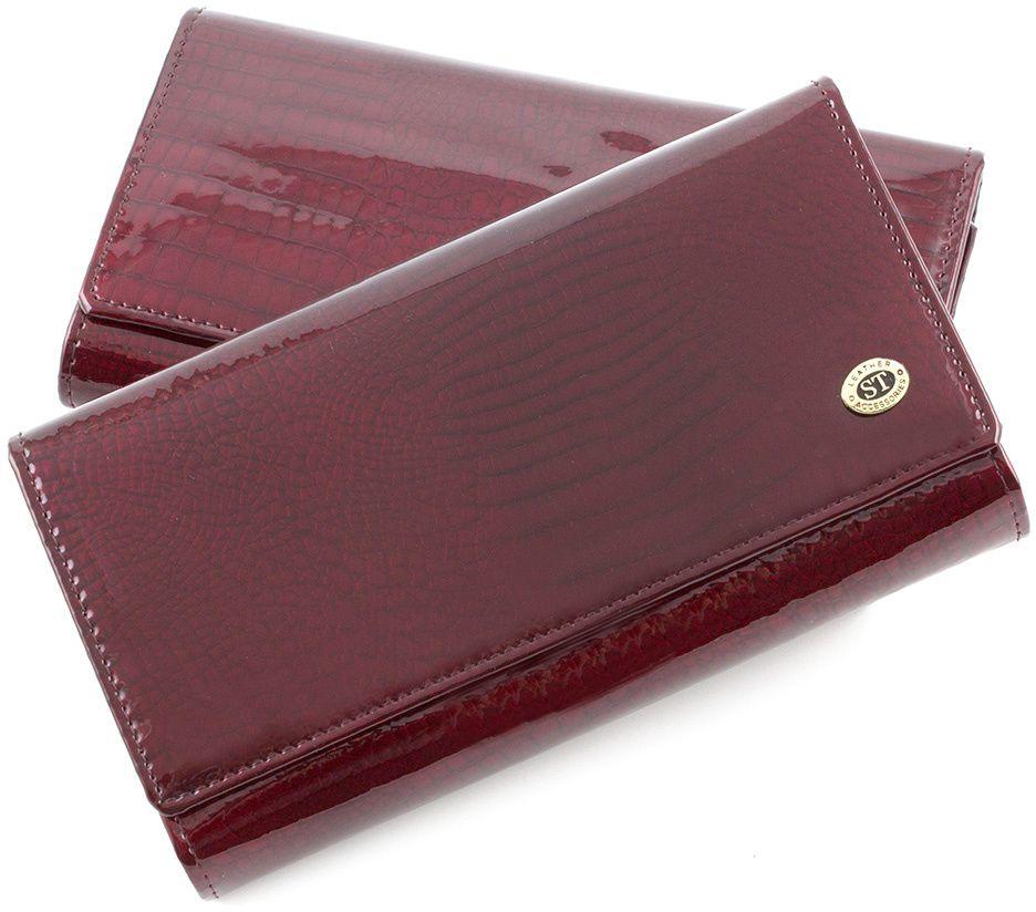 Кожаный женский кошелек ST Leather S9001A Bordeaux