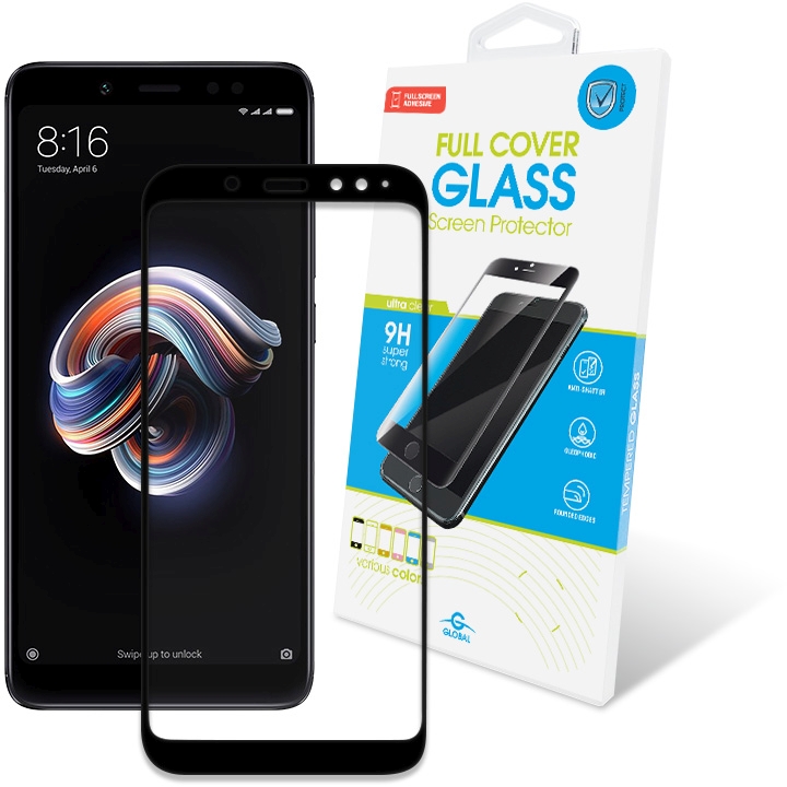 

Защитное стекло Global для Xiaomi Redmi Note 5 Pro Black