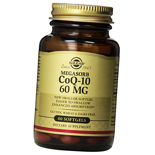 

Мегасорб Коензим Q10, Megasorb CoQ-10 60, Solgar 60гелкапс (70313021)