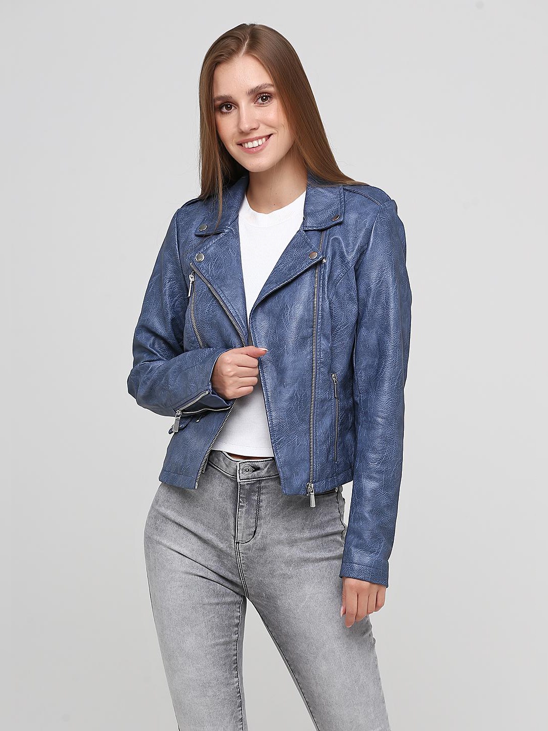 

Куртка из искусственной кожи C&A 1061977s32 34 Синяя