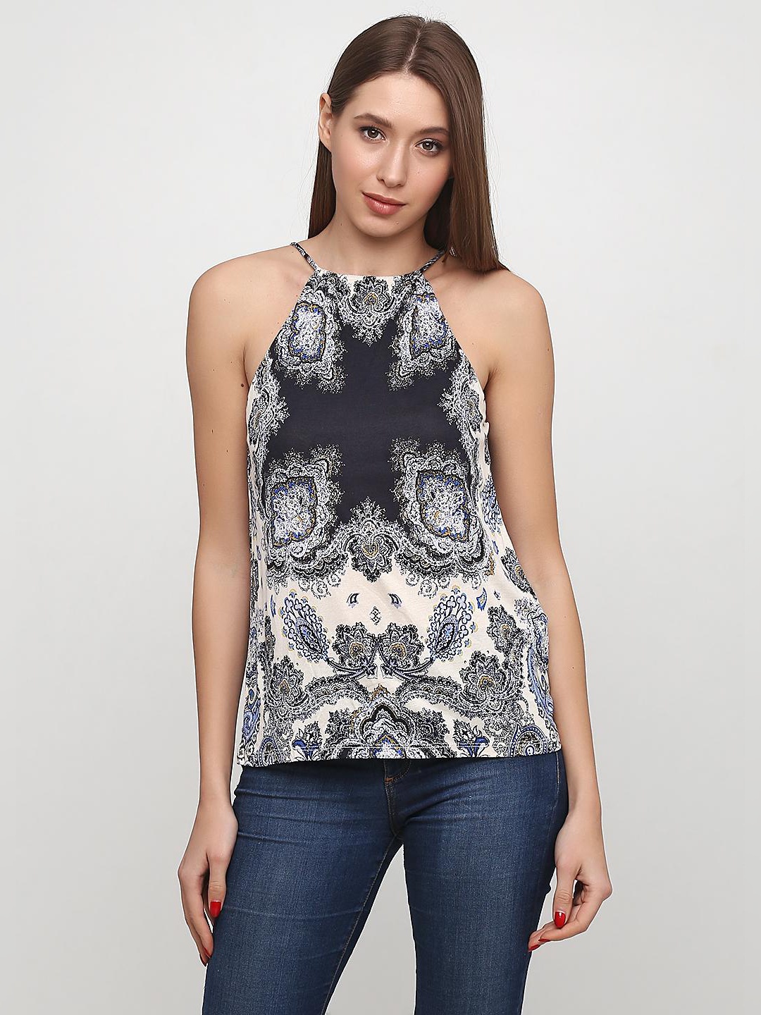 

Топ H&M 755684a40 XS Бежевый