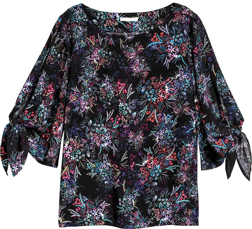 

Блузка H&M 610036a44 38 Черная
