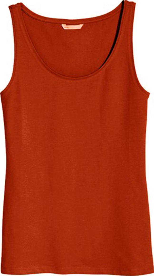

Майка H&M 355307025a44 L Терракотовая