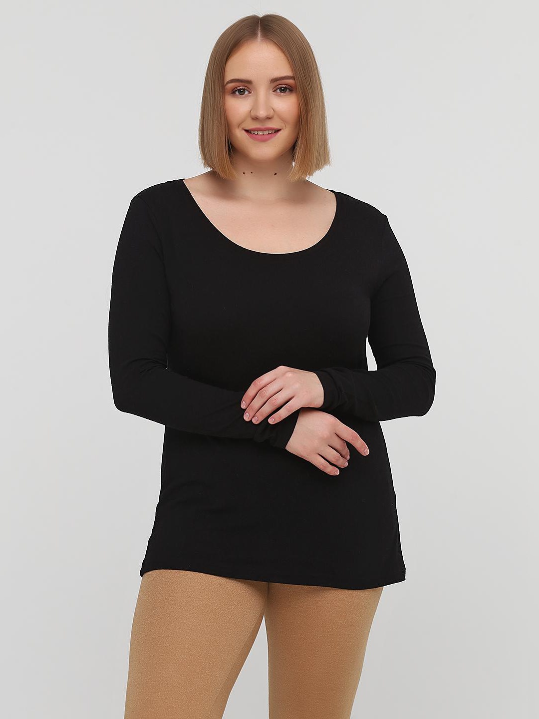 

Лонгслив H&M 189629s46 S Черный