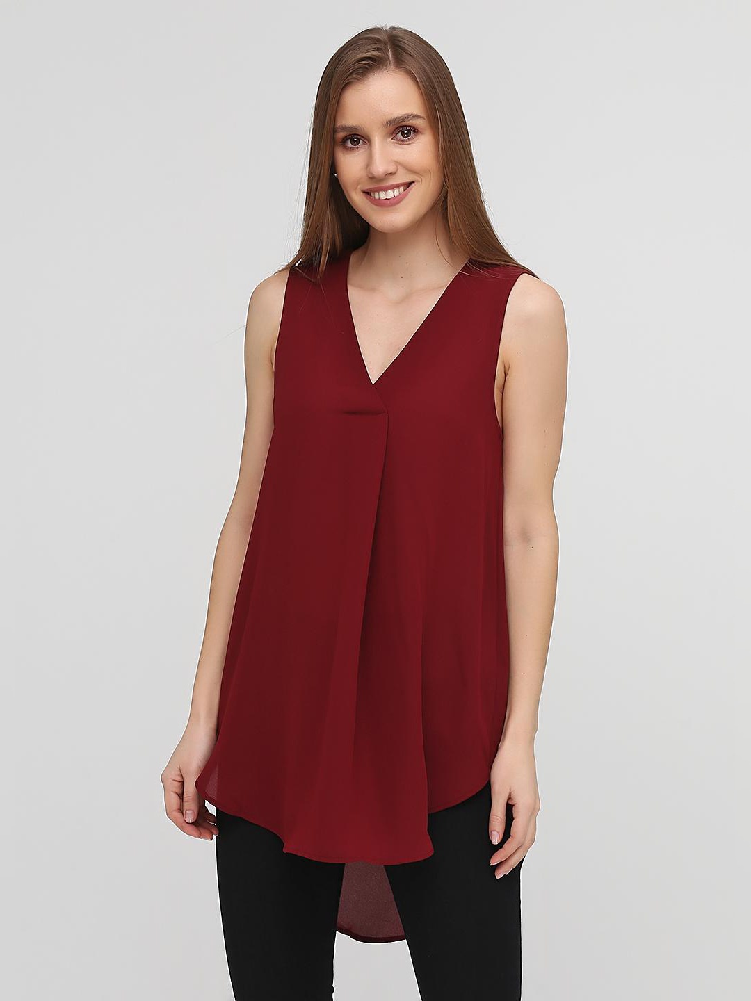 

Блузка H&M 389544s46  Бордовая, Блузка H&M 389544s46 36 Бордовая