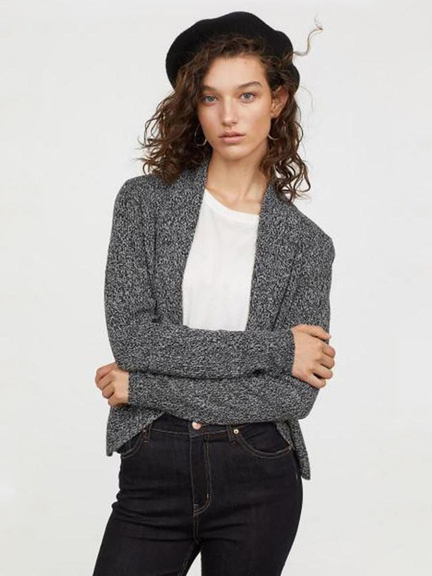 

Кардиган H&M 4696826a51 М Серый