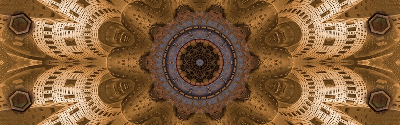 

BeHappy Фотообои Золотые узоры DN-4 Фреска