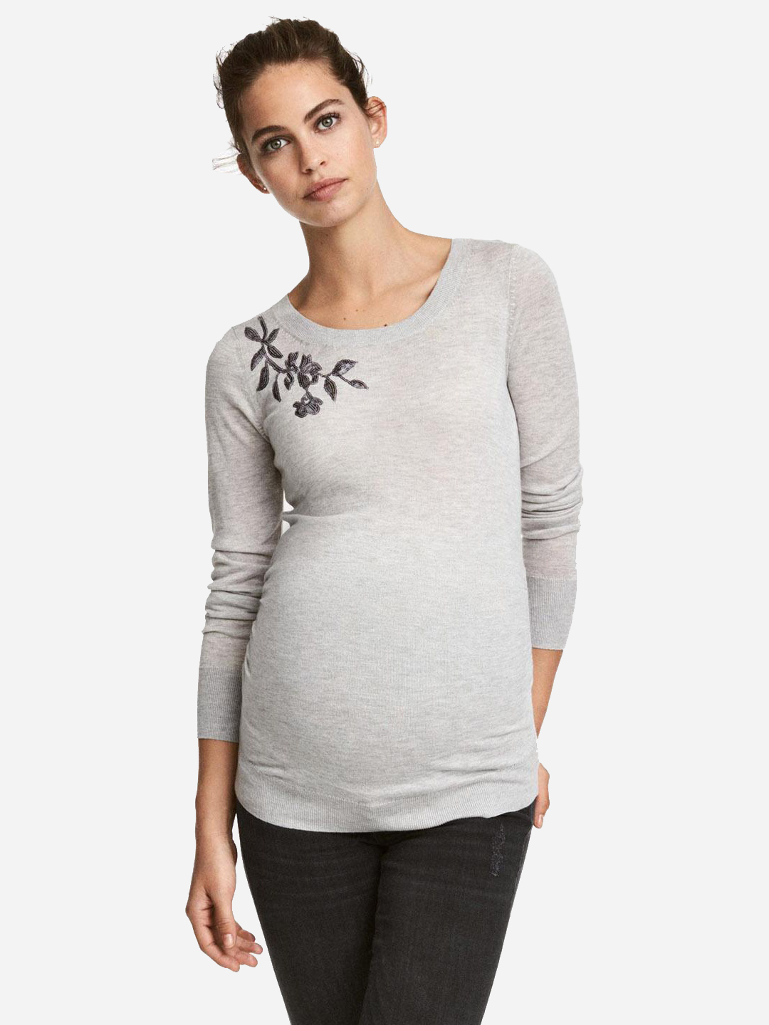 

Джемпер H&M 407542a51 S Серый