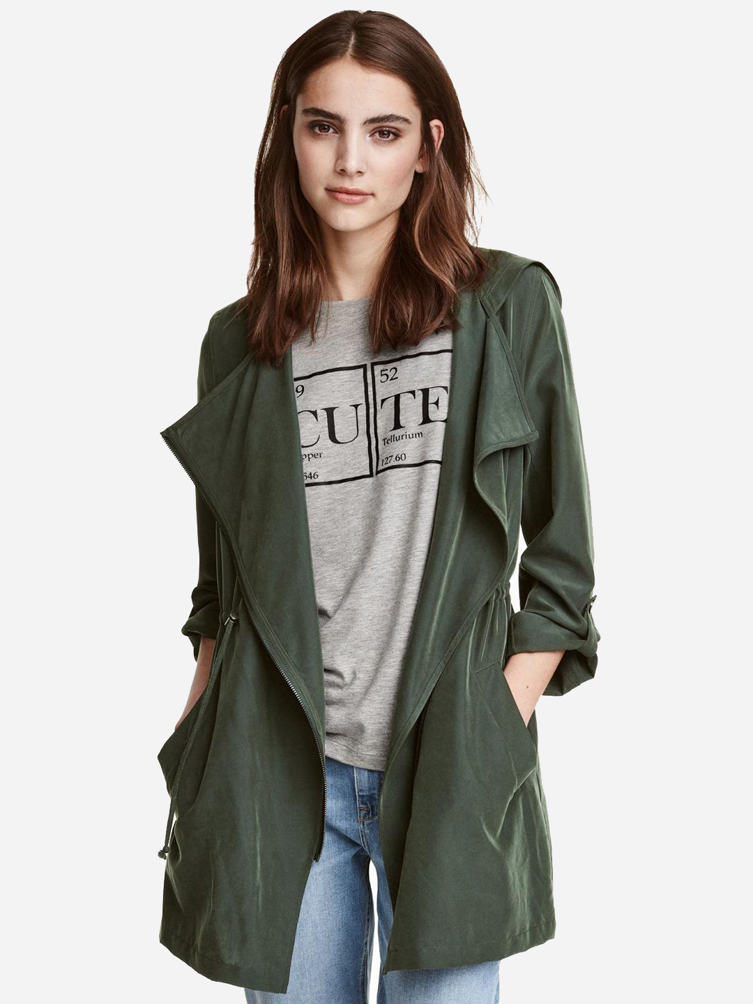 

Ветровка H&M 354551a60 40 Хаки