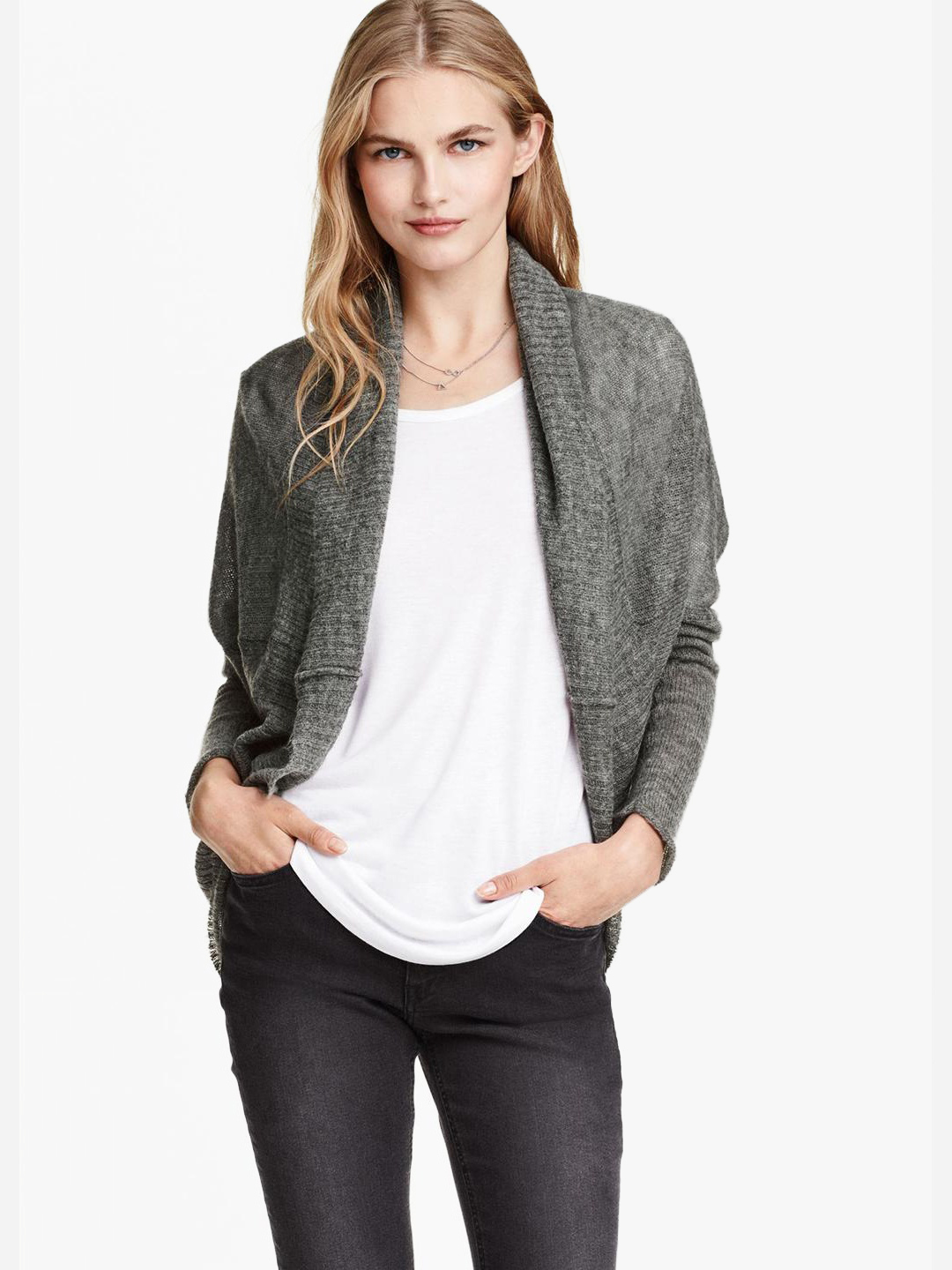 

Кардиган H&M 252580a62 XS Серый