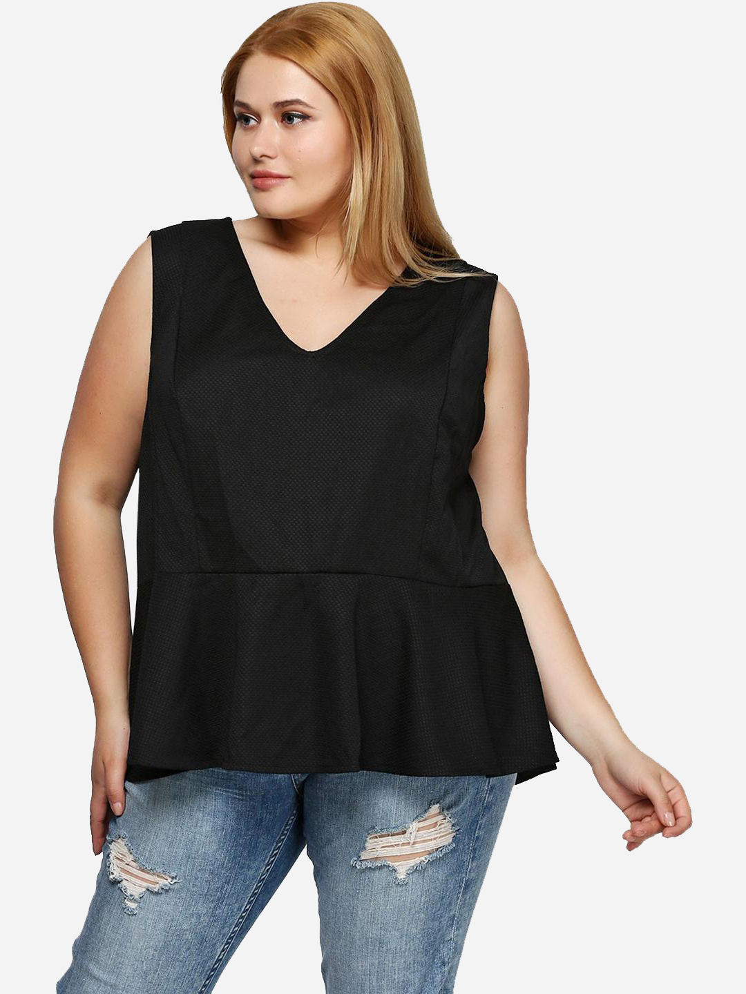 

Топ H&M 271064a62 XL Черный