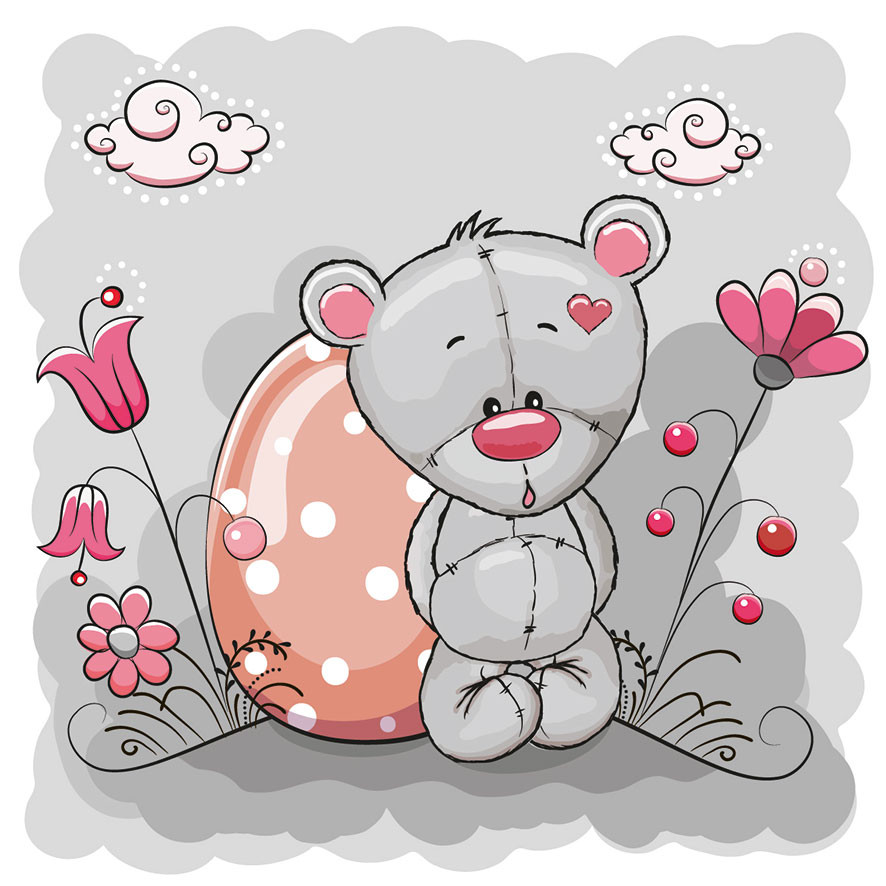 

BeHappy Влюблённый медвежонок 4-038 Текстиль