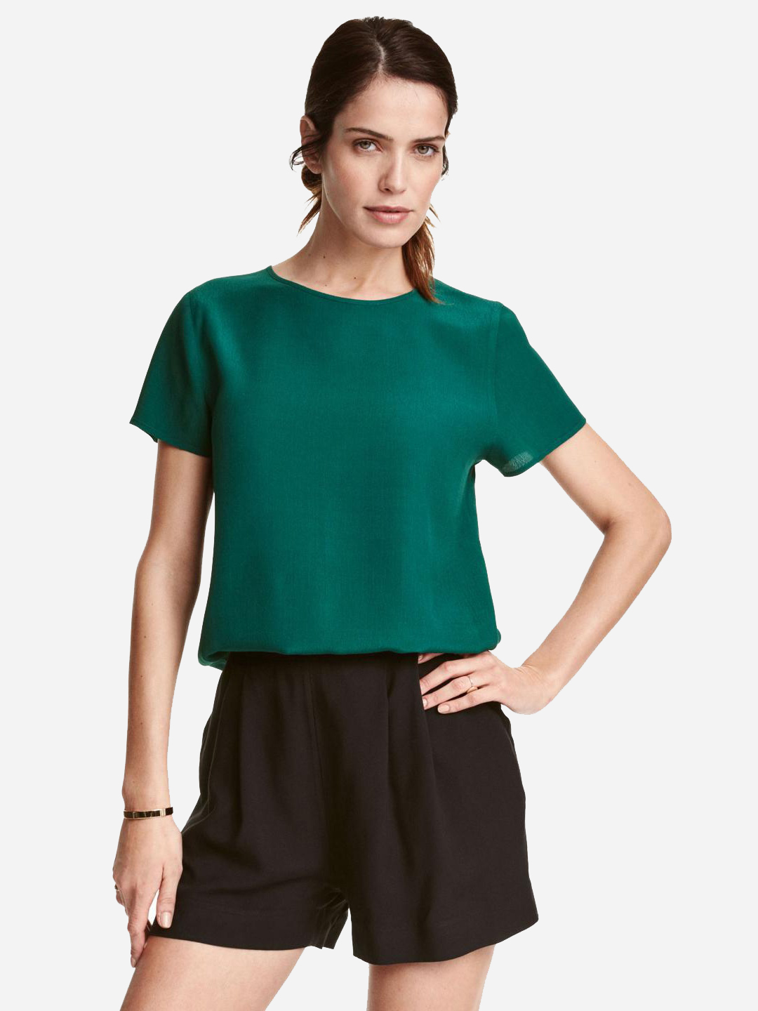 

Блузка H&M 389537a64 32 Зеленая