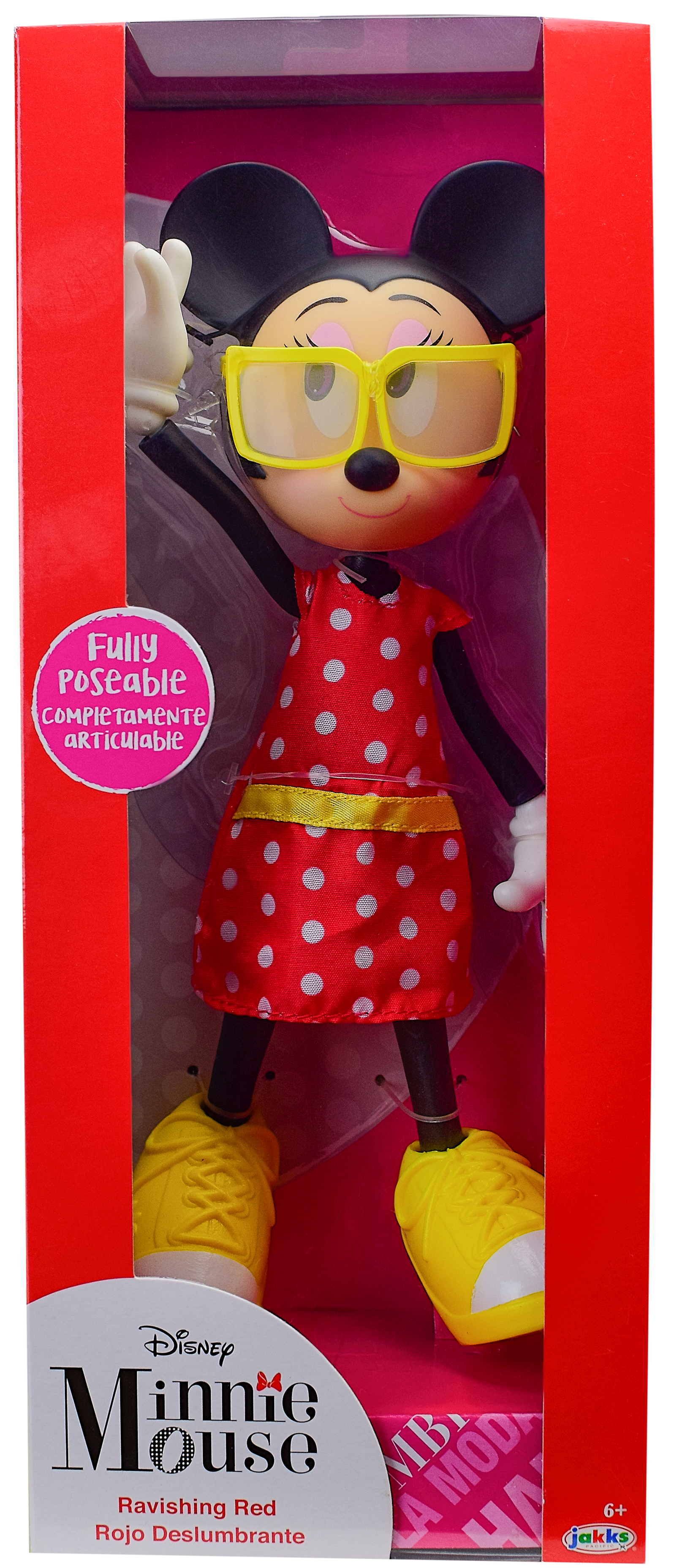 

Кукла Jakks Минни Маус в красном платье 23 см (84950-red dress) (0039897849515)