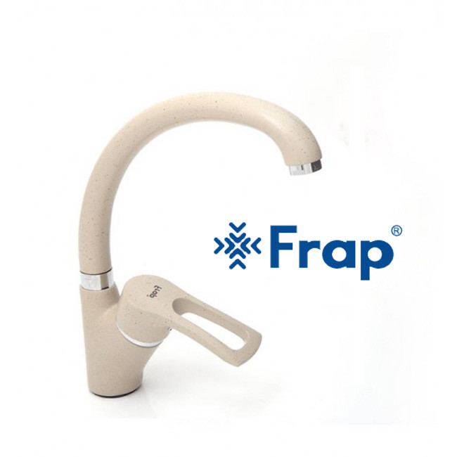 

Смеситель для кухни Frap F4166-10 светлый беж (F41)