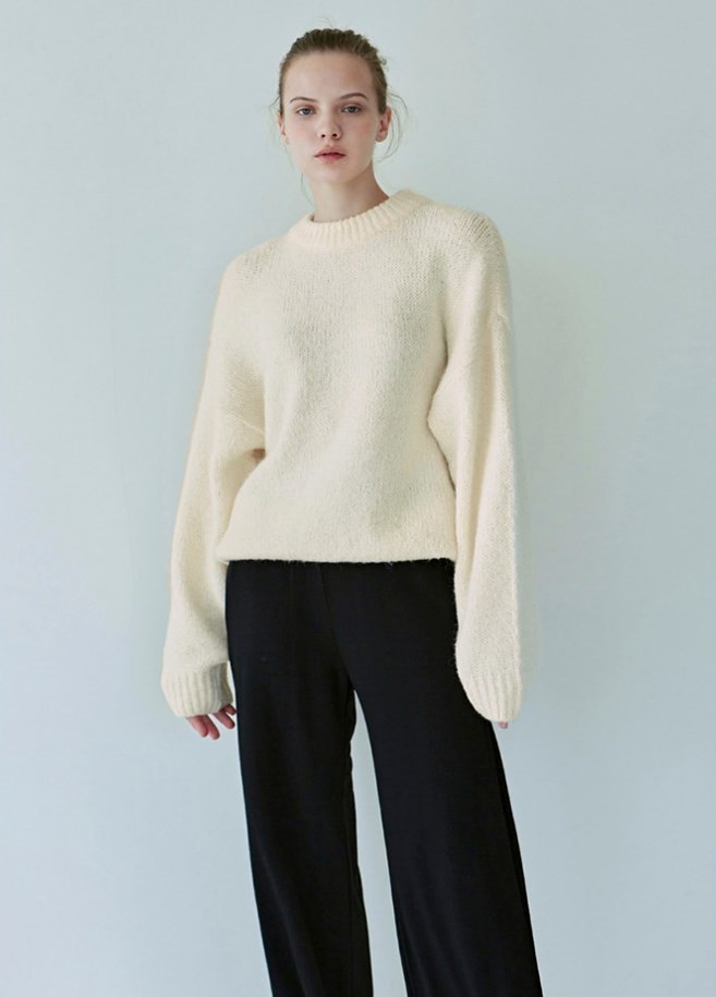 

Джемпер женский вязаный Warmth, кремовый Berni Fashion (L) Кремовый