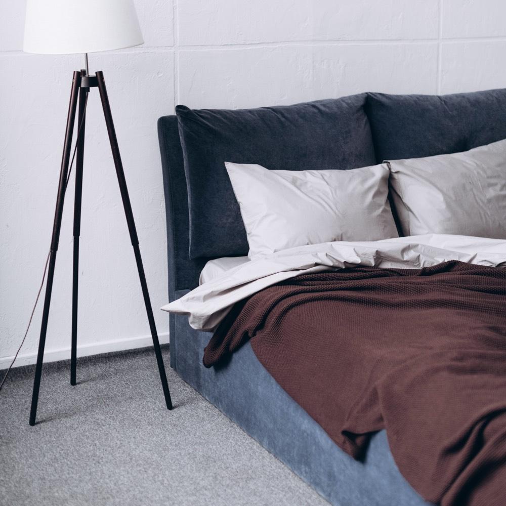 

Плед-покрывало однотонное Home me 240х280 см Коричневый