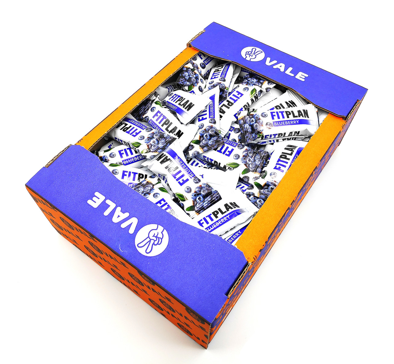 

Упаковка мини батончиков Vale Fit Plan Muesli Bar Черника 1500 г