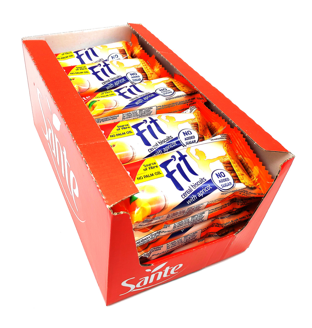 

Упаковка диетического печенья Sante Fit Cereal Biskuits Персик без сахара 50 г х 12 шт