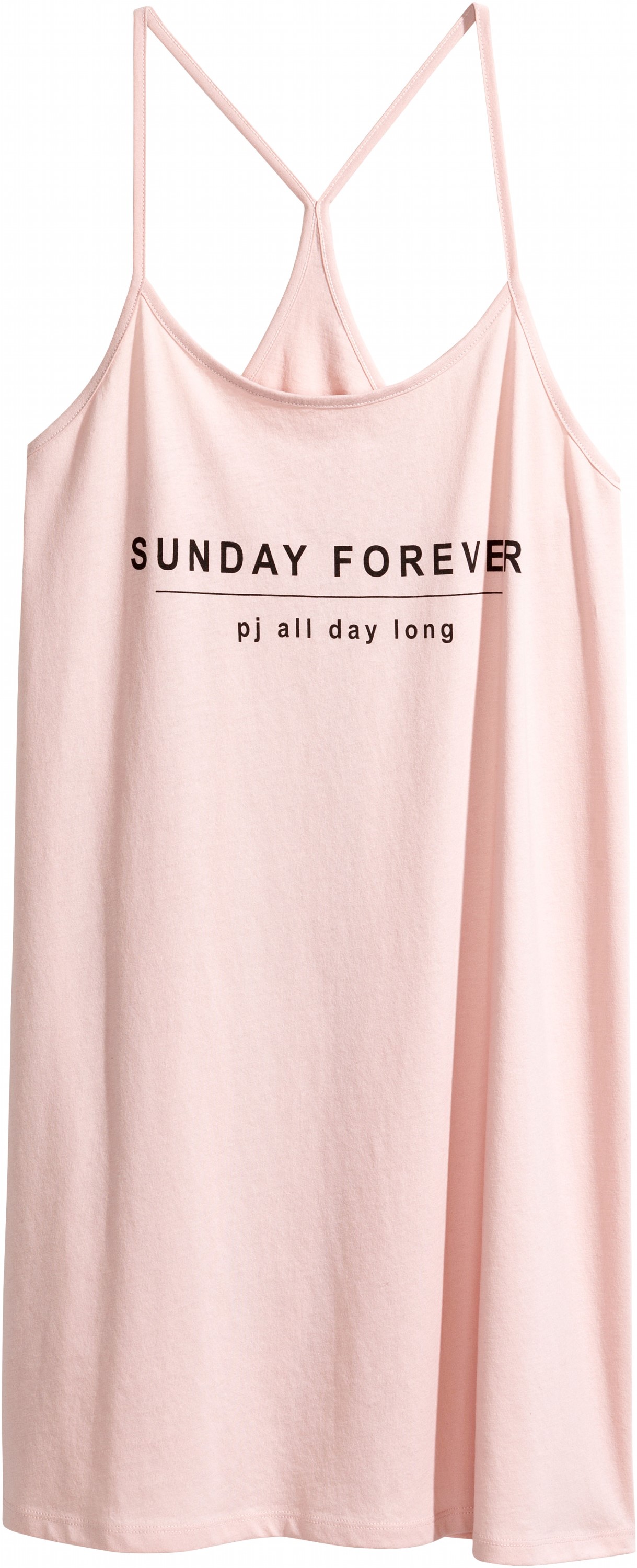 

Ночная рубашка H&M XAZ070268GMKU L Бледно-розовая