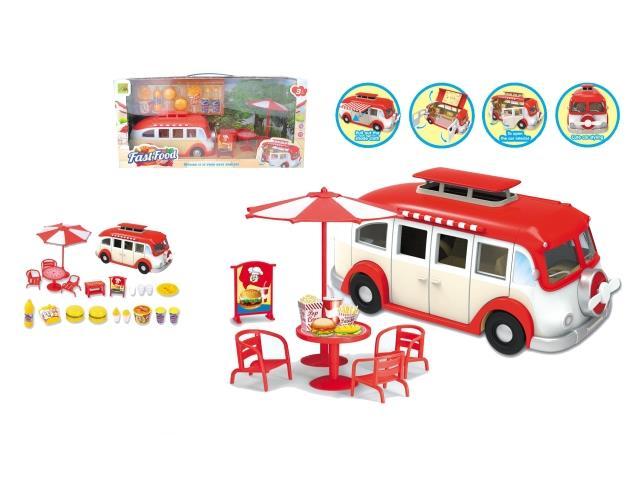 

Автомагазин с набором аксессуаров Pin Ming Toys для продажи фаст-фуда (2015-3) (6910010201530)