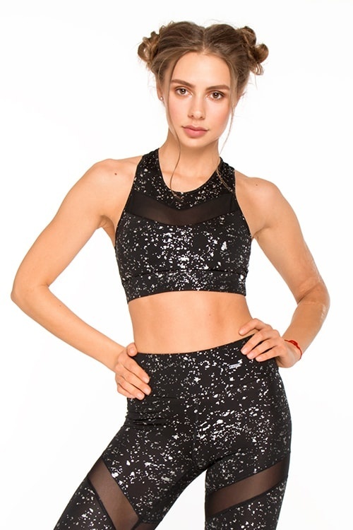 

Топ Designed for Fitness Stardust Silver ( черный, Топ Designed for Fitness Stardust Silver (L черный)