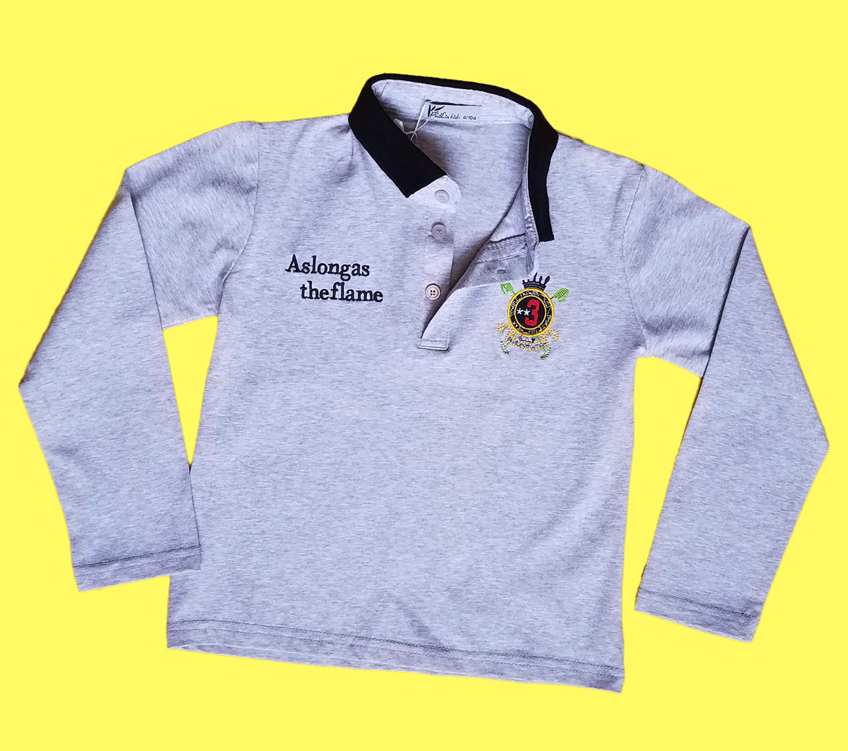 

Поло с длинными рукавами Aslongas the flame Pelin Kids Рост: 110 Размер: 32